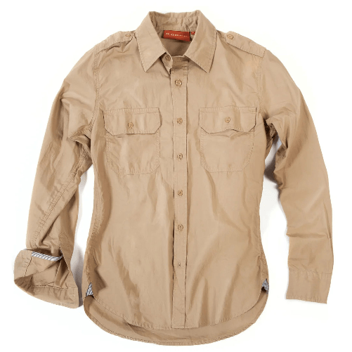 Camicia uomo caccia camo beige popeline bottoni tasche montagna abbigliamento tecnico XXXL Beige